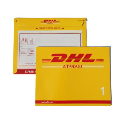 China Recyclable Wholesale Cardboard DHL Courier Document Envelopes With Printing for sale