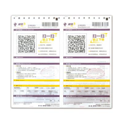 China paper & Custom Printing Carton China Factory Barcode Logistic Waybill International Express Air Waybill for sale