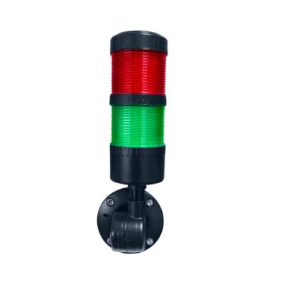 China cnc machine cnc machine 2 double color red green alarm 24v layers of lathe machine warning light flashing light signal for sale