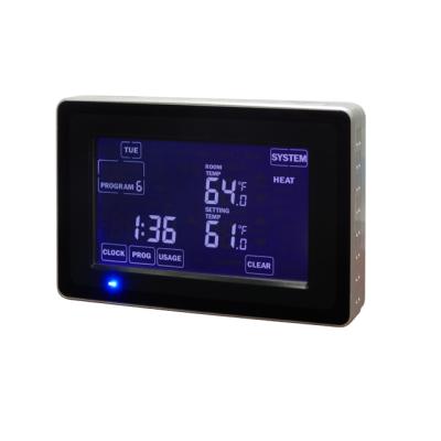 China Modern 7 Day Prog Thermostat WiFi Touch Screen for sale