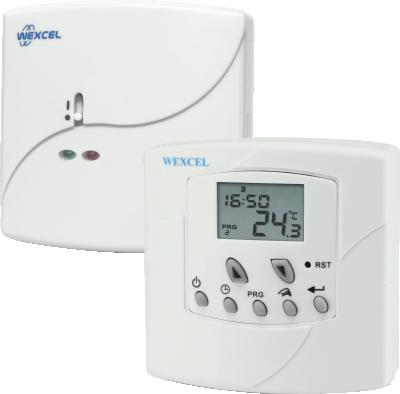 China HVAC (433MHz) RT38 RT38 Wireless System Room Control RF Programmable Thermostat for sale