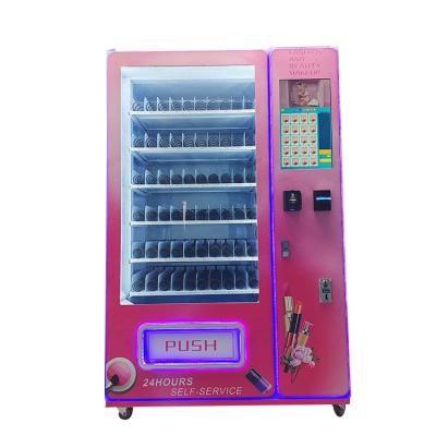 China SDK 21.5-inch touch screen beauty products vending machine Eyelash hair pieces, contact lenses and nail art vending machine for sale