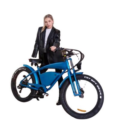 China Bisek Moped Fat Bike Retro Aluminum Alloy Purchasing Electric Bike Cafe Racer for sale