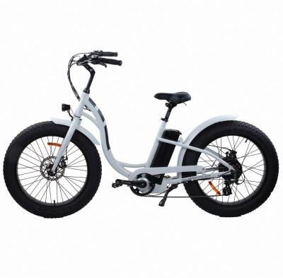 China Aluminum alloy high power easy ride tektro disc brake lady e bike electric bike step by fat bike for sale