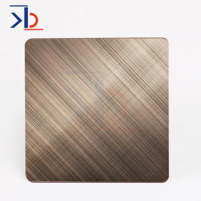 China Luxury ornamental stainless steel sheet stainless steel metal sheet brushed finish 3mm thickness stainless steel sheet price SUS304 for sale