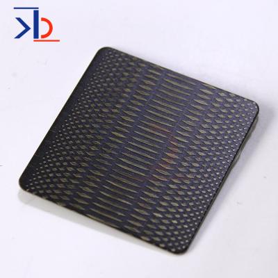 China Stainless Steel Decoration Cold Rolled Sheet Ends Hairline Stainless Steel Color Etching Metal Plate for sale