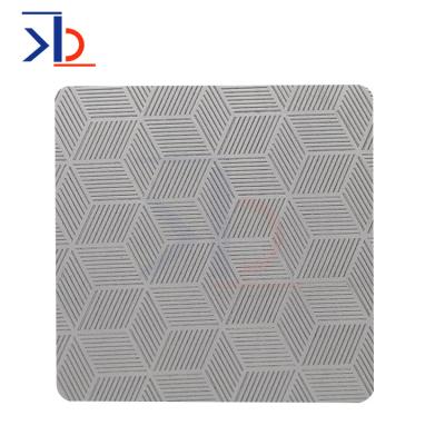 China Cube Metal Sheet Stainless Steel Pattern Embossed Decorative Sheet In Industry And Decoration Stainless Steel Metal Wall Panels Interior Design for sale