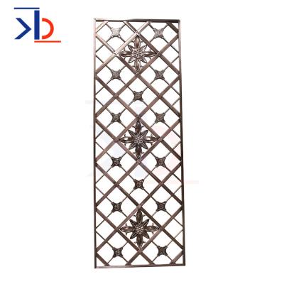 China Decorative PVD Plating 304 Gold Color Stainless Steel Room Divider Metal Stainless Steel Partition For Living Room for sale