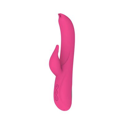 China Hot Selling 7 Frequency Dual Motor Vibration Medical Silicone For Woman Masturbating Toy Western OEM China Red Women Vibrator Massager for sale