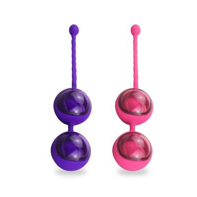 China Soft Silicone Rise 2 In 1mode Flamingo Smart Balls Like Egg Ben Wa Kegel Balls for sale