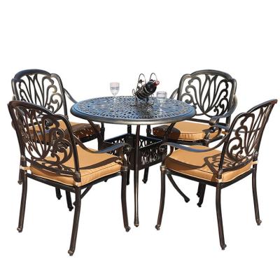 China Leisure Style Customization Modern Furniture Patio Garden Sets Outdoor Table Chair With Umbrella for sale