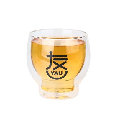 China Sustainable High Quality Fat Type 10oz Double Wall Beer Mug for sale