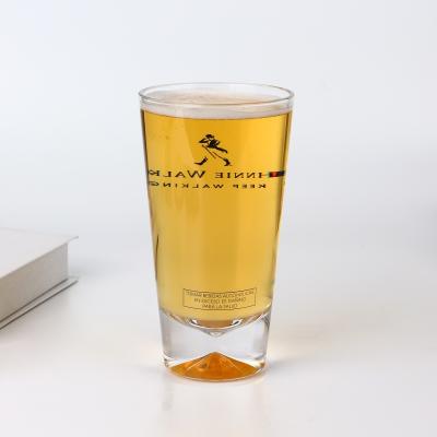 China Have Customized Printed Tapered Beer Glass Decals 16oz Bar Home Bar Pint Stock Paronce For Dad Friend Husband for sale