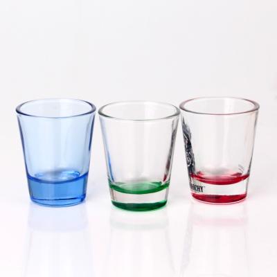 China Factory CLASSIC Cheap Price Custom Logo 2oz Stocked Hot Selling Glass Shot Glasses for sale