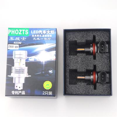 China Headight Led High Low Beam H4 Focos Car Led H7 Auto Lighting System H4 H11 Led 9005 Auto Headlight 9006 Motor Bulb for sale