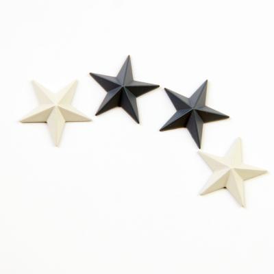 China China Factory Custom Pentagon Star Shape Aluminum Rivet Nickel Free Black White Rivets For Bag for sale