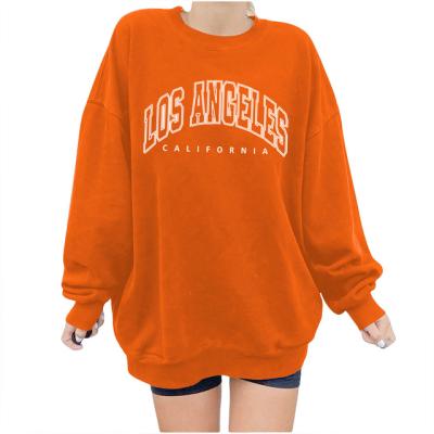 China Plus Size USA Designer New Anti-pilling Popular Women's Hoodie Long Sleeve T-shirt for sale