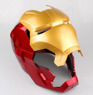 China Adult and Teen Two Styles Marvel Legends 1/1 True Electronic Iron Man Helmet Cosplay Electric Wearable Marvel for sale