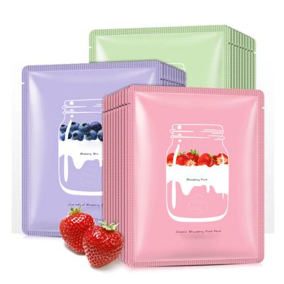 China OEM ODM BEOTUA Moisturize Wholesale Nourishing Blueberry Strawberry Avocado Face Sheet Mask for sale