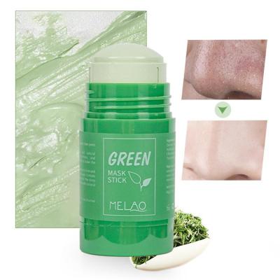 China Moisturizer Skin Care Beauty Products Private Label Skin Repair and Acne Remove Musk Organic Green Tea Clay Mask Stick for Women for sale