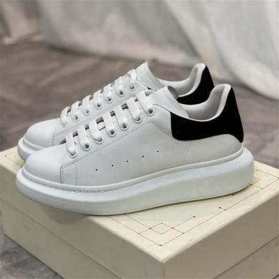 China Fashion Trend INS Fashion 2021 White Black Comfortable Running Breathable Height Increasing Alexander Mcqueen Sneakers for sale