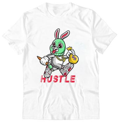 China New Arrival Custom Made Anti-pilling Men's Shirt Bunny Money Summer Cotton Casual T-shirt Shirts For Men for sale