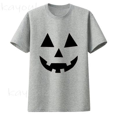 China 2020 Wholesale New Arrival Vintage Halloween Pumpkin T-shirt Men Streetwear Graphic Anti-pilling Pricks Men for sale