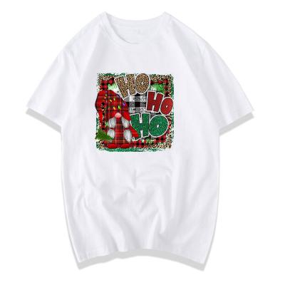 China Wholesale QUICK DRY Cute Cheap Christmas Gnome Santa Shirt Winter Christmas T-shirt ho ho ho for sale