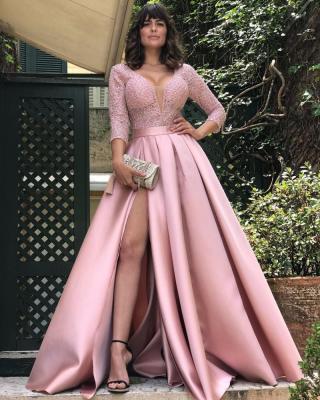 China Breathable Plus Size Evening Dress Long Side Split High Quality 2021 New Arrivals for sale