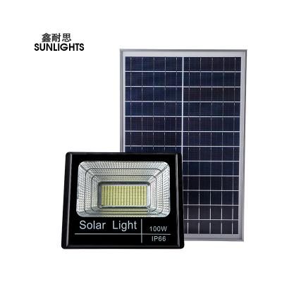 China CH-BJG-25W Theme Park Solar Outdoor Hot Sale IP65 Waterproof 25w 40w 60W 100W 200W Led Stand Up Rechargeable Flood Light for sale