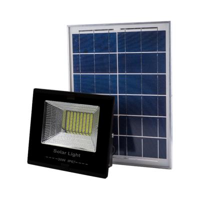 China ROAD CH-YH-30W IP65 High Brightness Smd Flood Light Remote Control High Quality Waterproof Outdoor Solar Led Light Solar for sale