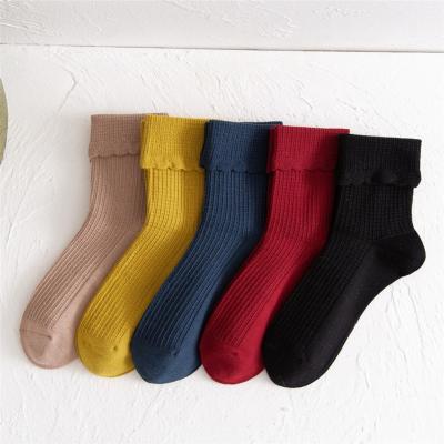 China Sporty Custom Organic Bamboo Fiber Fancy Sock Ankle Socks For Women Solid Color Bamboo Dress Socks for sale