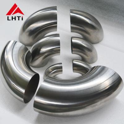 China Titanium bend Elbow price Gr2 TA1 exhaust Titanium bends 45 Degree 90 Degree 180 Degree Titanium Elbow for sale