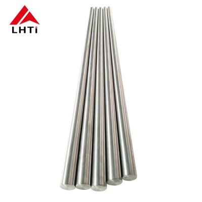 China Tensile Strength Silver Titanium alloy rod Durable Corrosion Resistant Metal Shaft for sale