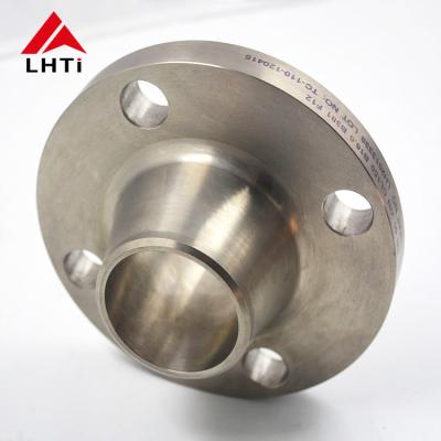 China ASME B16.5 Titanium Weld Neck Flange Class 300 Gr2 Gr5 Gr7 WN Flange Weld Neck Raised Face RFWN For Industrial Purposes for sale