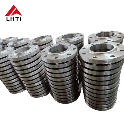 China Gr1 Gr2 Gr5 Titanium Flange Plate Slip On Flange EN1092-01 PN 10 For Oil And Gas Industry for sale