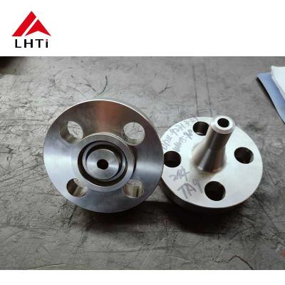 China Titanium Flanges Weld Neck Flange Class 150 Long Weld Neck Flange Raised Face WNRF Ti Titanium Grade 2 and Grade 5 for sale