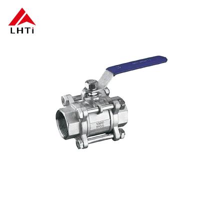 China 2 Piece Titanium Floating Ball Valve Ti Gr1 Gr2 ANSI Class 150 Class 300 Flanged End Connection For Acetic Acid Flow for sale