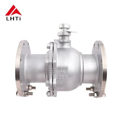 China ANSI B16.34 Titanium Gr2/Gr7 PN16 Flange Ball Valve for Chemical and Power Industry (DN10-DN200) for sale