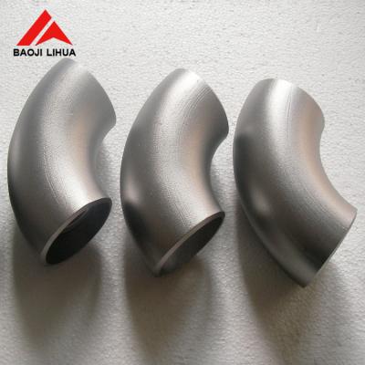 China Gr1 Gr2 90 Degree Titanium Elbow Long Radius DN50 Chemical Industry Use for sale