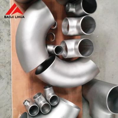 China Long Radius Titanium Elbow 45 90 180 Degree Gr2 Gr7 Gr12 Welded Type for sale