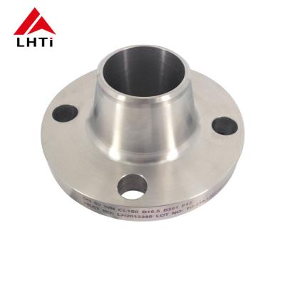 China A flange de solda aumentada do pescoço da cara, CNC da flange do titânio WN RF fez à máquina à venda