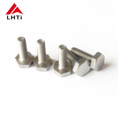 China Easy Fastening Gr1 Gr2 Gr5 M6 M8 M10 DIN933 DIN934 Titanium Hex Bolt for sale