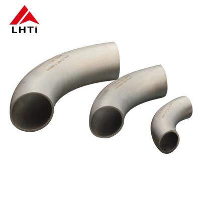 China Grade 2 DN250 Titanium Long Radius 90 Degree Elbow for sale