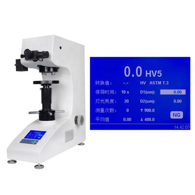 China Large LCD Screen Digital Vickers Micro Manual Table Durometer Hardness Tester Darsen LHVS-1000 Desktop Turret Hardometer Price LHVS-1000 for sale