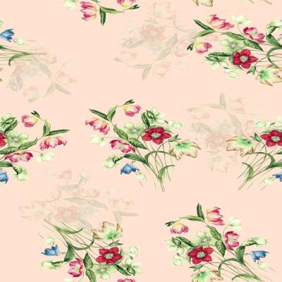 China Other New 125gsm Handfeel Digital Printed Fabric 2022 Natural Bubble Satin 100% Polyester Suitable For Women Wear for sale