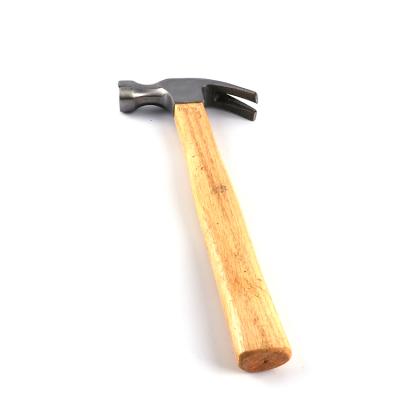 China Small Wood Claw Wooden Handle Claw Hammer High Carbon Steel Customized for sale