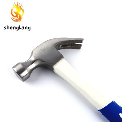 China Five-Finger 16Oz Claw Hammer Sizes Forging Hammer With Plastic Handle for sale