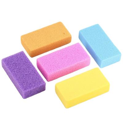 China easy to use & Hard Handle Foot Pumice Scrubber Skin Callus Remover Pedicure Stone for sale