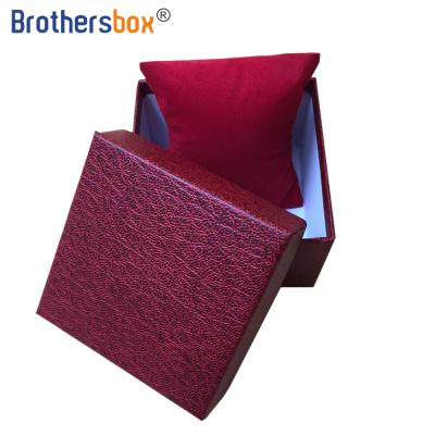 China Recyclable Custom Logo Packaging Lid Watch Box Recyclable Plain Foam Paper And Low Boxes Cardboard Insert for sale